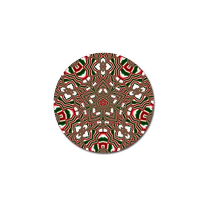 Christmas-kaleidoscope Golf Ball Marker (4 pack)