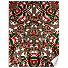 Christmas-kaleidoscope Canvas 12  X 16  by artworkshop