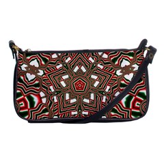 Christmas-kaleidoscope Shoulder Clutch Bag