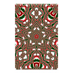 Christmas-kaleidoscope Shower Curtain 48  X 72  (small)  by artworkshop