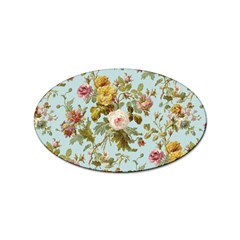 Flowers Vintage Floral Sticker Oval (100 Pack)