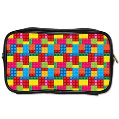 Lego Background Toiletries Bag (one Side) by artworkshop