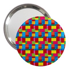 Lego Background 3  Handbag Mirrors by artworkshop