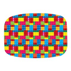 Lego Background Mini Square Pill Box by artworkshop