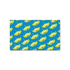 Pattern Aliens Sticker (rectangular)