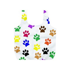 Pawprints Full Print Recycle Bag (s) by artworkshop