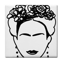 Frida Kahlo  Tile Coaster by Sobalvarro