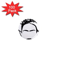 Frida Kahlo  1  Mini Magnets (100 Pack)  by Sobalvarro