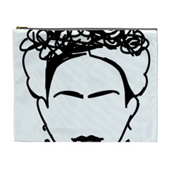 Frida Kahlo  Cosmetic Bag (xl) by Sobalvarro