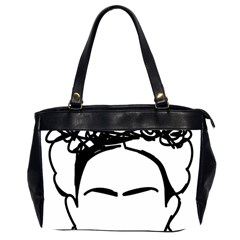 Frida Kahlo  Oversize Office Handbag (2 Sides) by Sobalvarro