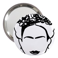 Frida Kahlo  3  Handbag Mirrors by Sobalvarro