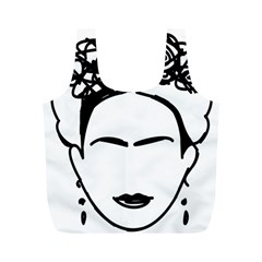 Frida Kahlo  Full Print Recycle Bag (m) by Sobalvarro