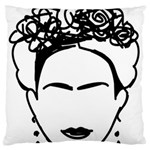 Frida Kahlo  Large Flano Cushion Case (Two Sides) Front