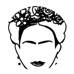 Frida Kahlo  Pop Socket (white) by Sobalvarro