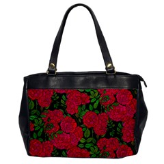 Seamless-pattern-with-colorful-bush-roses Oversize Office Handbag by BangZart