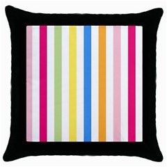 Stripes-g9dd87c8aa 1280 Throw Pillow Case (Black)