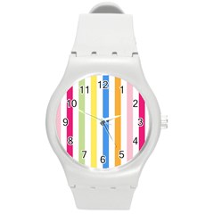 Stripes-g9dd87c8aa 1280 Round Plastic Sport Watch (M)