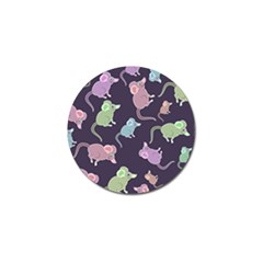 Animals Mouse Cartoon Golf Ball Marker (10 Pack) by artworkshop