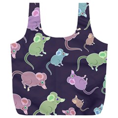 Animals Mouse Cartoon Full Print Recycle Bag (xxl) by artworkshop