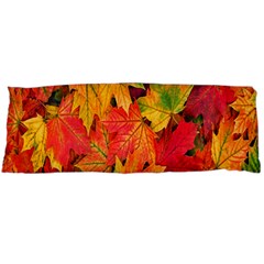 Autumn Background Maple Leaves Body Pillow Case (dakimakura) by artworkshop