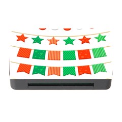 Christmas Bunting Banners Memory Card Reader With Cf by artworkshop