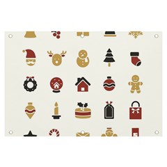 Christmas Symbols Banner And Sign 6  X 4  by artworkshop