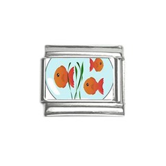 Fishbowl Fish Goldfish Water Italian Charm (9mm) by artworkshop