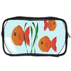 Fishbowl Fish Goldfish Water Toiletries Bag (two Sides) by artworkshop
