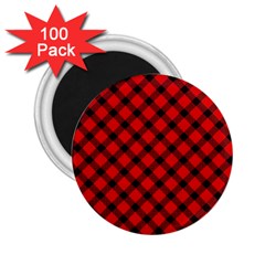 Lumberjack Plaid 2 25  Magnets (100 Pack)  by artworkshop