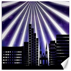 Superhero City Background Canvas 20  X 20  by artworkshop