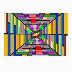 Art Background Abstract Postcard 4 x 6  (pkg Of 10)