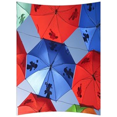 Letters Pattern Folding Umbrellas 2 Back Support Cushion by artworkshop