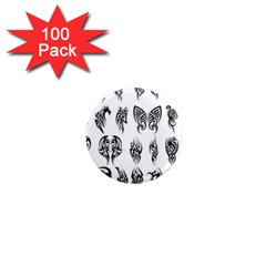 Tattoo Pattern Coin Purse 1  Mini Magnets (100 Pack)  by artworkshop