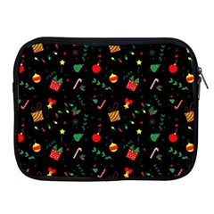 Christmas Pattern Texture Colorful Wallpaper Apple Ipad 2/3/4 Zipper Cases by Ravend