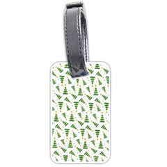 Christmas Tree Pattern Christmas Trees Luggage Tag (one Side)