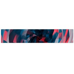 Art Polygon Geometric Design Pattern Colorful Large Flano Scarf 