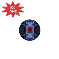 Art Robot Artificial Intelligence Technology 1  Mini Buttons (100 Pack) 