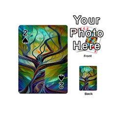 Tree Magical Colorful Abstract Metaphysical Playing Cards 54 Designs (mini)