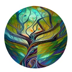 Tree Magical Colorful Abstract Metaphysical Pop Socket by Ravend