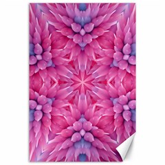 Art Rosette Pattern Background Floral Pattern Canvas 24  X 36 