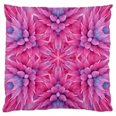 Art Rosette Pattern Background Floral Pattern Large Cushion Case (one Side)