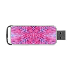 Art Rosette Pattern Background Floral Pattern Portable Usb Flash (one Side)