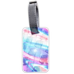 Polygons Bokeh Geometric Art Geometric Background Luggage Tag (two Sides)