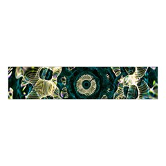 Fractal Glowing Kaleidoscope Wallpaper Art Design Velvet Scrunchie by Ravend