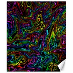 Melting Colours Canvas 8  X 10  by DimensionalClothing