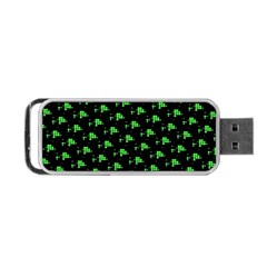 Pixels Portable Usb Flash (one Side) by Sparkle