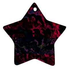 Granite Glitch Ornament (star) by MRNStudios