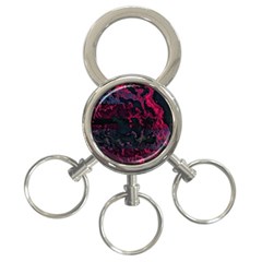 Granite Glitch 3-ring Key Chain by MRNStudios