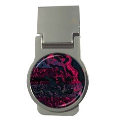 Granite Glitch Money Clips (round)  by MRNStudios