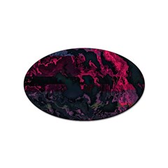 Granite Glitch Sticker (oval) by MRNStudios